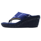 BURBERRY Nova Check Espadrille Sandals 22.5cm Navy Made in Spain