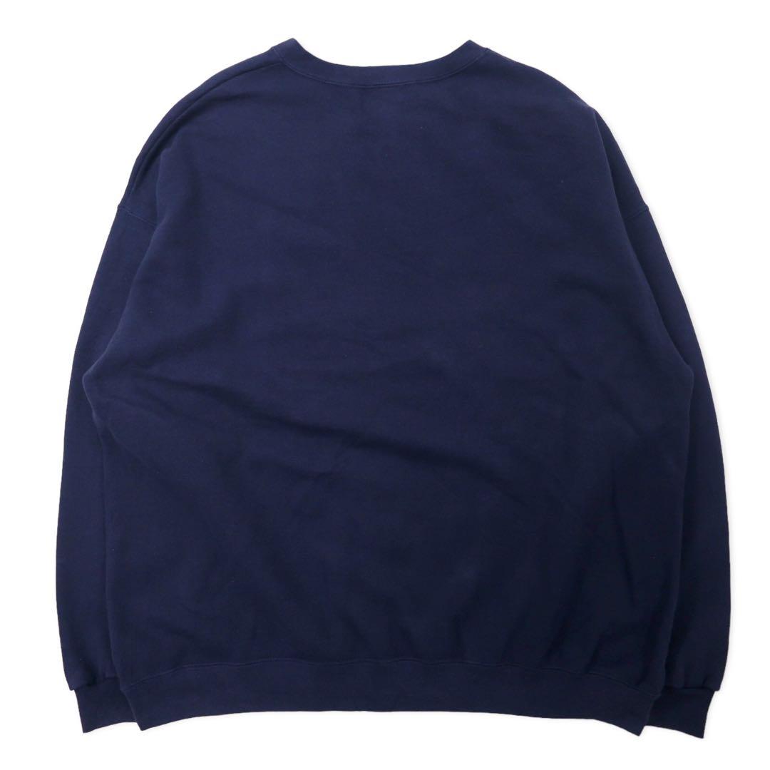 Lee 90年代 Heavy Weight スウェット 2XL ネイビー コットン 裏起毛 Sulphur Creek Resort 刺繍 ビッグサイズ