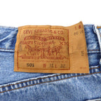 Made in USA 90's Levi's 501 Denim Pants 31 Blue Ice Wash 501 6115