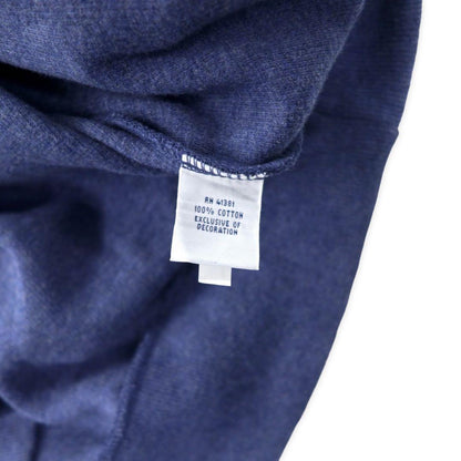 Polo by Ralph Lauren Shawl Collar Knit Sweater XXL Navy Cotton Leather Elbow Patch Small Pony Embroidery Big Size
