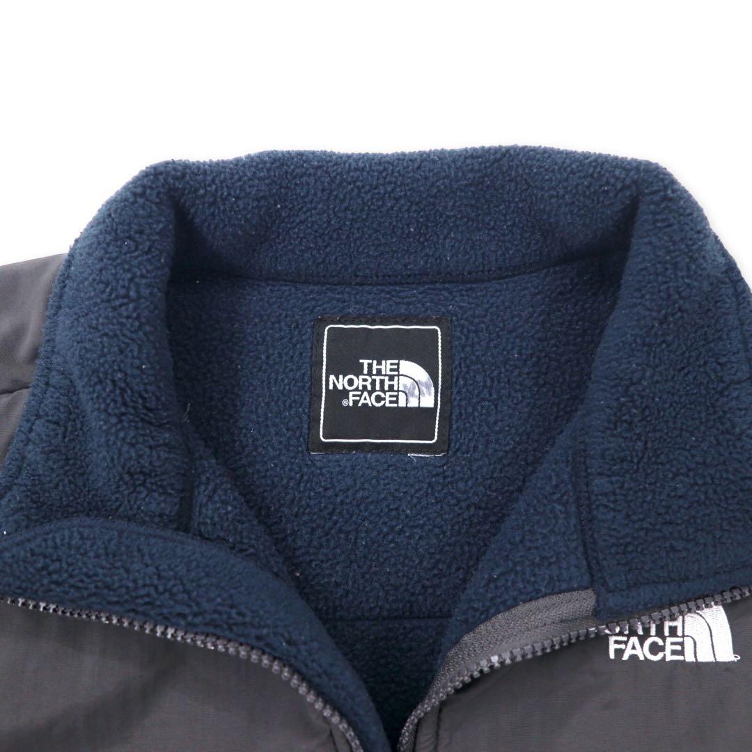 THE NORTH FACE Denali Jacket Fleece S Navy POLARTEC Polyester Logo Embroidery