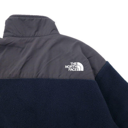 THE NORTH FACE Denali Jacket Fleece S Navy POLARTEC Polyester Logo Embroidery