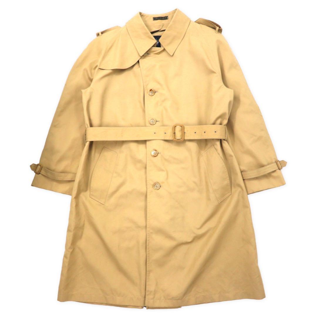 Misty Harbor USA 90's Trench Coat 44 LONG Beige Polyester Cotton
