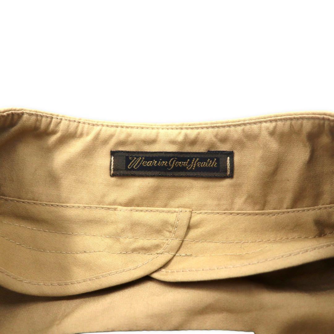 Misty Harbor USA 90's Trench Coat 44 LONG Beige Polyester Cotton