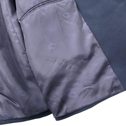 Christian Dior MONSIEUR USA Double Tailored Jacket L Navy Wool Gabardine Old