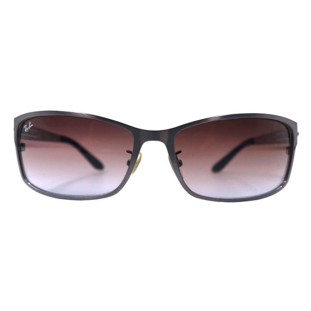 Ray-Ban Gunmetal Sunglasses, Black Silver Gradient Lens, RB3442 046/68 62-16 130 2N