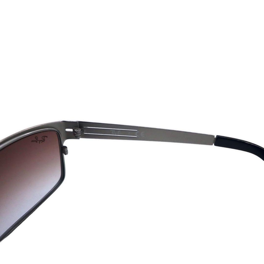 Ray-Ban Gunmetal Sunglasses, Black Silver Gradient Lens, RB3442 046/68 62-16 130 2N