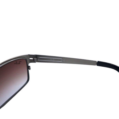 Ray-Ban ガンメタル サングラス ブラック シルバー グラデーションレンズ RB3442 046/68 62-16 130 2N