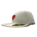 KITH × NEW ERA ベースボールキャップ 59.6cm ホワイト ポリエステル NBA The New York Knicks 59Fifty Low Profile Fitted Hat 未使用品