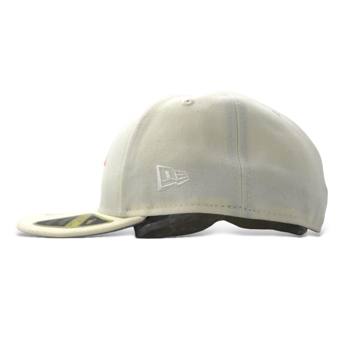 KITH × NEW ERA ベースボールキャップ 59.6cm ホワイト ポリエステル NBA The New York Knicks 59Fifty Low Profile Fitted Hat 未使用品