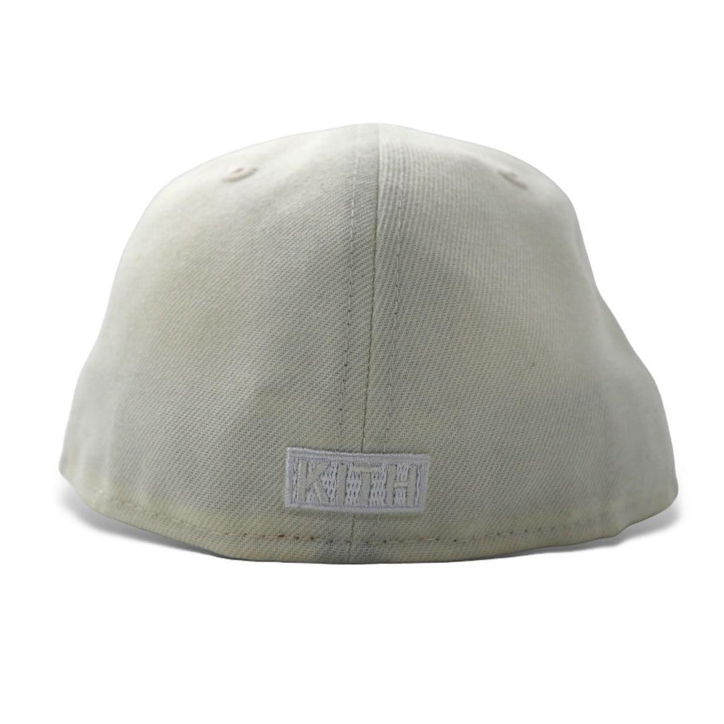 KITH × NEW ERA ベースボールキャップ 59.6cm ホワイト ポリエステル NBA The New York Knicks 59Fifty Low Profile Fitted Hat 未使用品