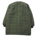 Italian Army Rain Quilting Liner Jacket Italian Army Quilting Liner Jacket XL Khaki Nylon Polyester Snap Button Drawcord Euro Military Big Size