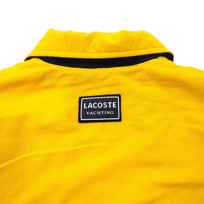 LACOSTE 90's Insulation Coat 40 Yellow Nylon Filling Drawcord