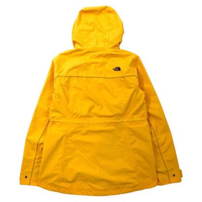 THE NORTH FACE Mountain Parka M Yellow Nylon DRYVENT Waterproof Double Zip