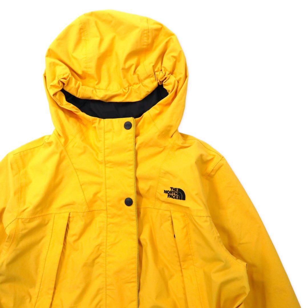 THE NORTH FACE Mountain Parka M Yellow Nylon DRYVENT Waterproof Double Zip