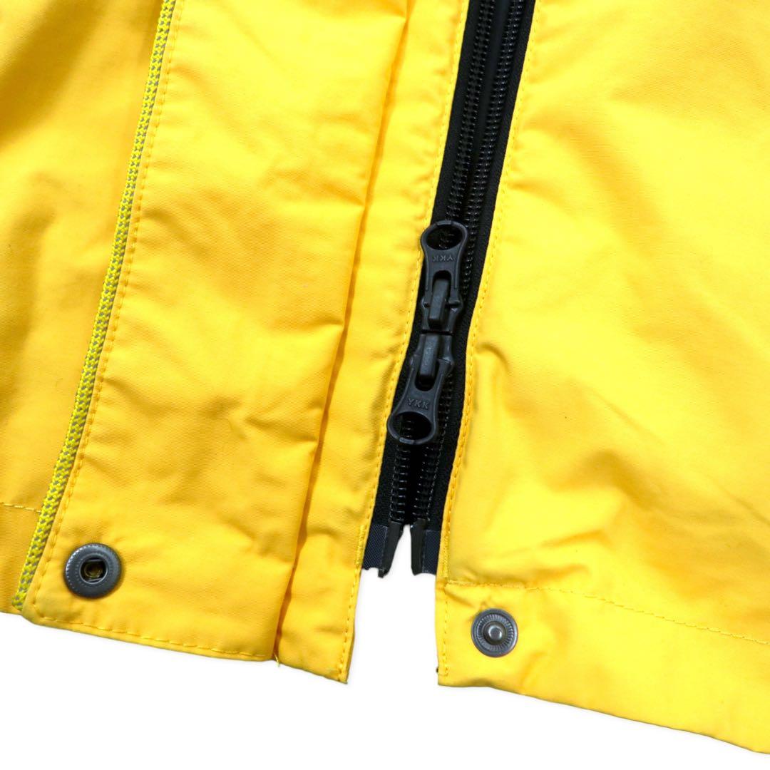 THE NORTH FACE Mountain Parka M Yellow Nylon DRYVENT Waterproof Double Zip