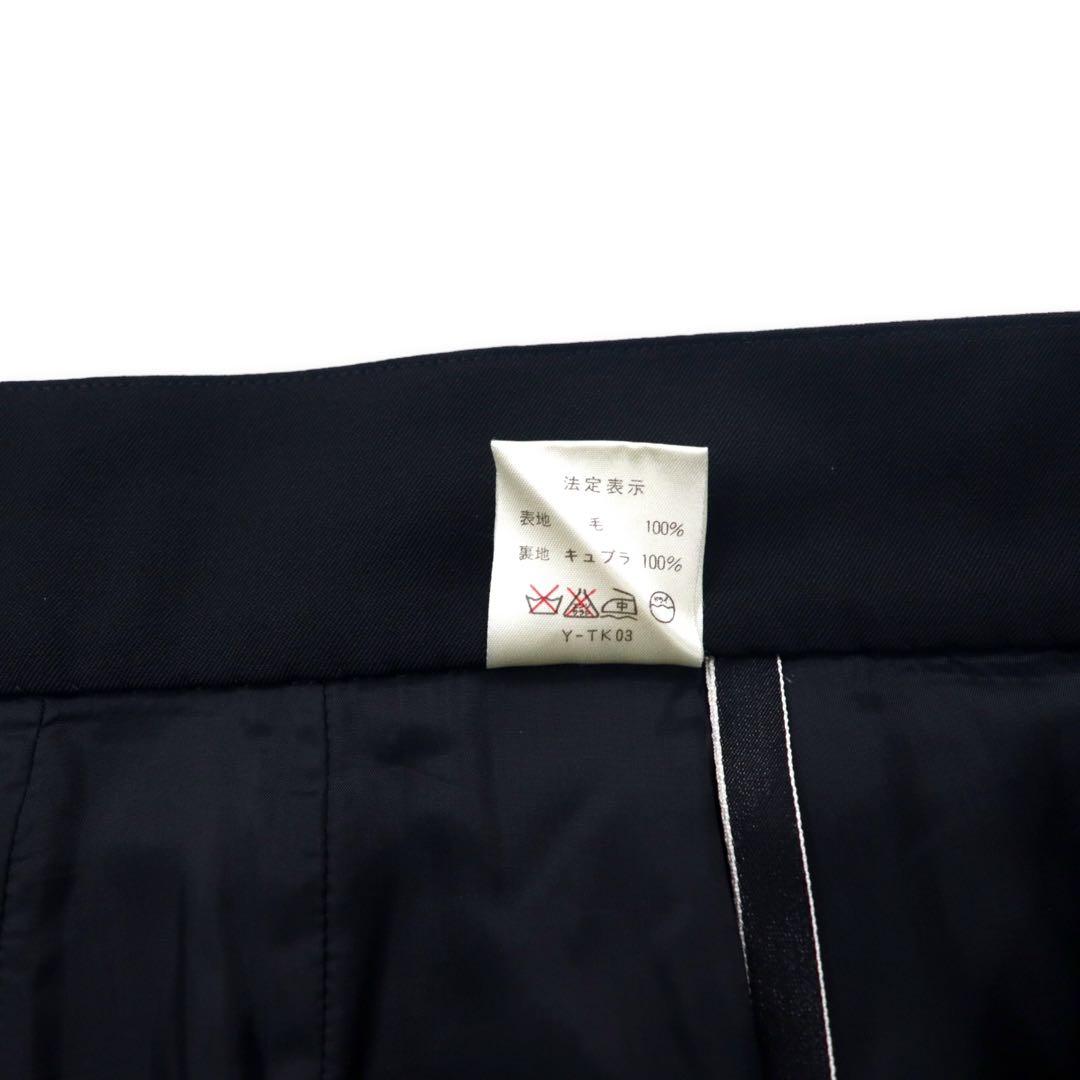 Christian Dior ラップスカート LL ブラック ウール ボタンアップ KP401201C