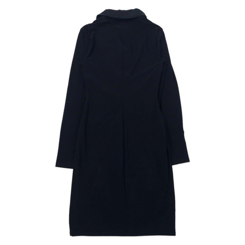 LAUREN RALPH LAUREN Cachecoeur One Piece Dress 2P Black Polyester Silk Stretch