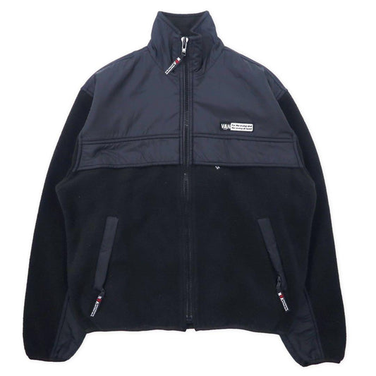 VAN -JAC- ナイロン切り替え フリースジャケット M ブラック ポリエステル