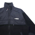 VAN -JAC- Nylon switching fleece jacket M black polyester