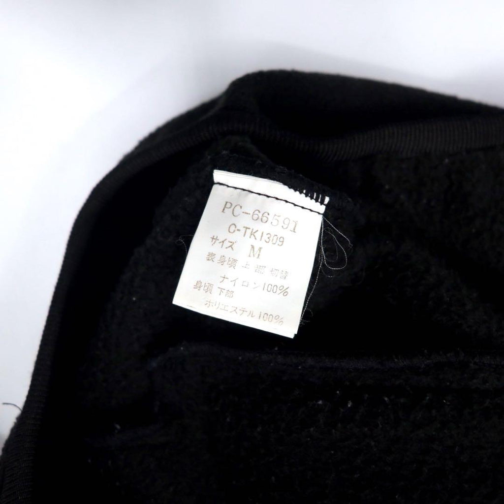 VAN -JAC- Nylon switching fleece jacket M black polyester