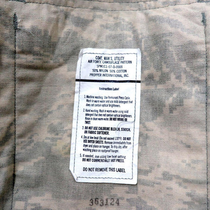 US AIR FORCE Military ABU Jacket 40L Digital Camo Cotton Military 8415-01-536-4574 PROPPER INTERNATIONAL INC,