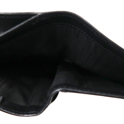 Salvatore Ferragamo Trifold Wallet Black Leather Gancini Hardware 224059 Made in Italy