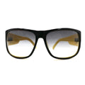 A|X ARMANI EXCHANGE Sunglasses, Square, Black, Yellow, Side Logo, AX199/F/S 71CJJ 61-14 130