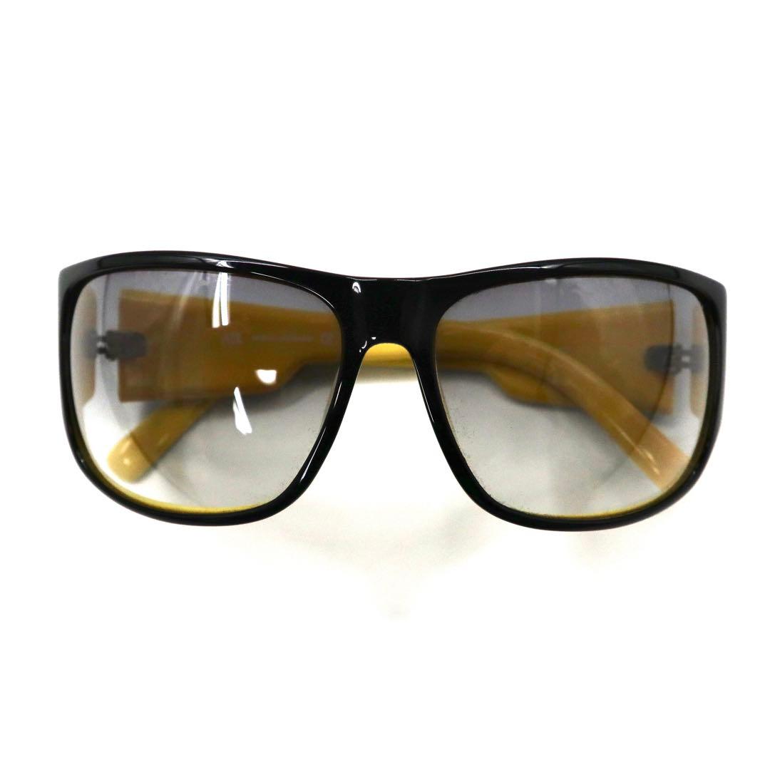 A|X ARMANI EXCHANGE Sunglasses, Square, Black, Yellow, Side Logo, AX199/F/S 71CJJ 61-14 130