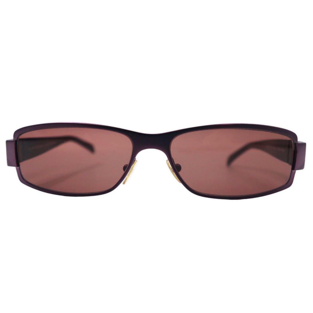 BURBERRY メタル レクタングル サングラス ノバチェック 130 B 9414/S CF7 56-14 NICKEL FREE by SAFILO