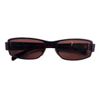 BURBERRY Metal Rectangle Sunglasses Nova Check 130 B 9414/S CF7 56-14 NICKEL FREE by SAFILO
