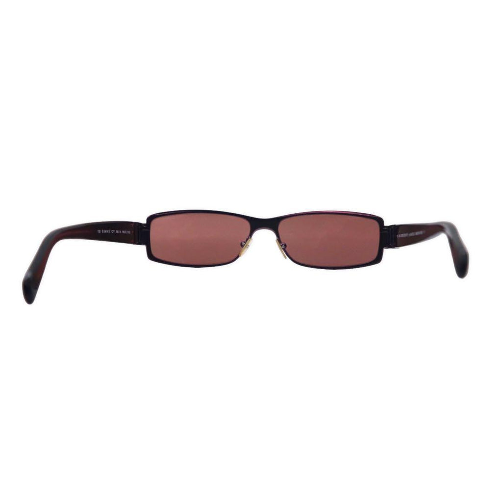 BURBERRY Metal Rectangle Sunglasses Nova Check 130 B 9414/S CF7 56-14 NICKEL FREE by SAFILO
