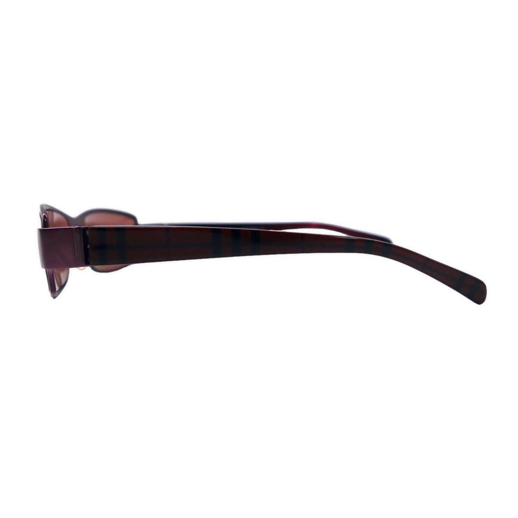 BURBERRY Metal Rectangle Sunglasses Nova Check 130 B 9414/S CF7 56-14 NICKEL FREE by SAFILO