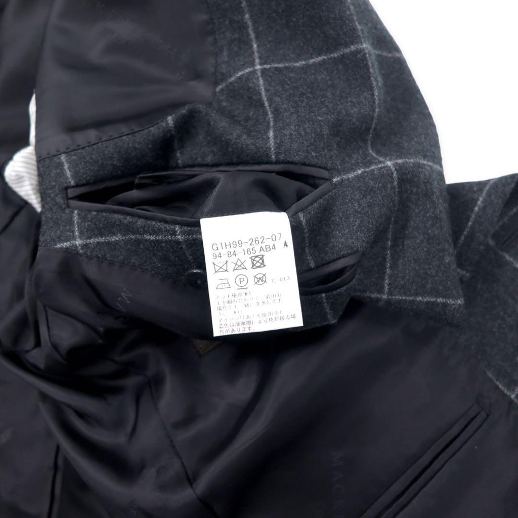 MACKINTOSH 2B Suit Setup 94-84-165 AB4 Gray Check Wool Made in Japan