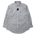 Burberrys Nova Check Button Down Shirt LA White Cotton One Point Logo Embroidery Made in Japan Unused Item