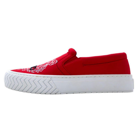 KENZO slip-on sneakers 22.5cm red neoprene tiger head K-SKATE SLIP-ON SNEAKER T Made in Portugal Unused item
