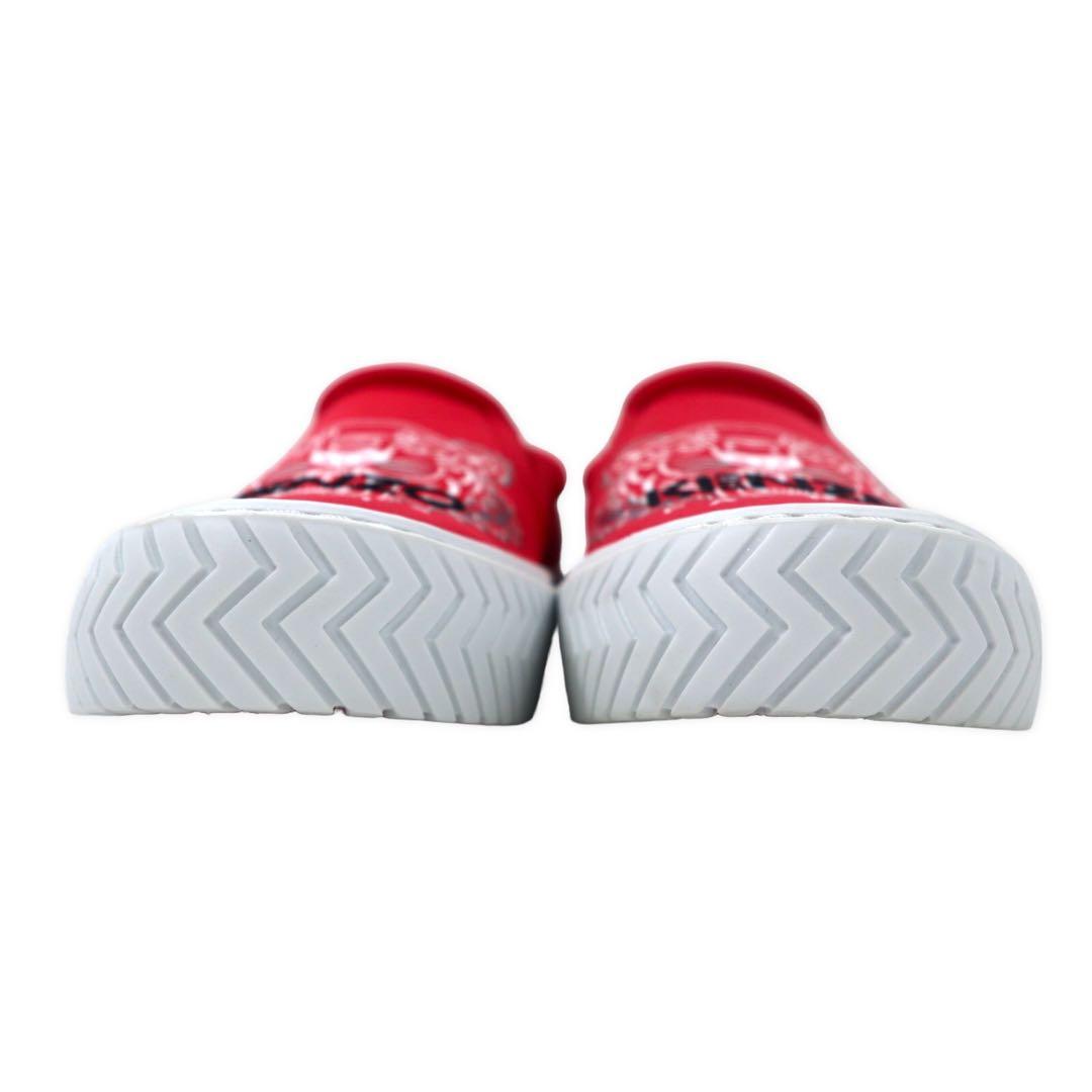 KENZO スリッポン スニーカー 22.5cm レッド ネオプレーン タイガーヘッド K-SKATE SLIP-ON SNEAKER T ポルトガル製 未使用品