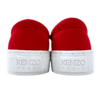 KENZO スリッポン スニーカー 22.5cm レッド ネオプレーン タイガーヘッド K-SKATE SLIP-ON SNEAKER T ポルトガル製 未使用品