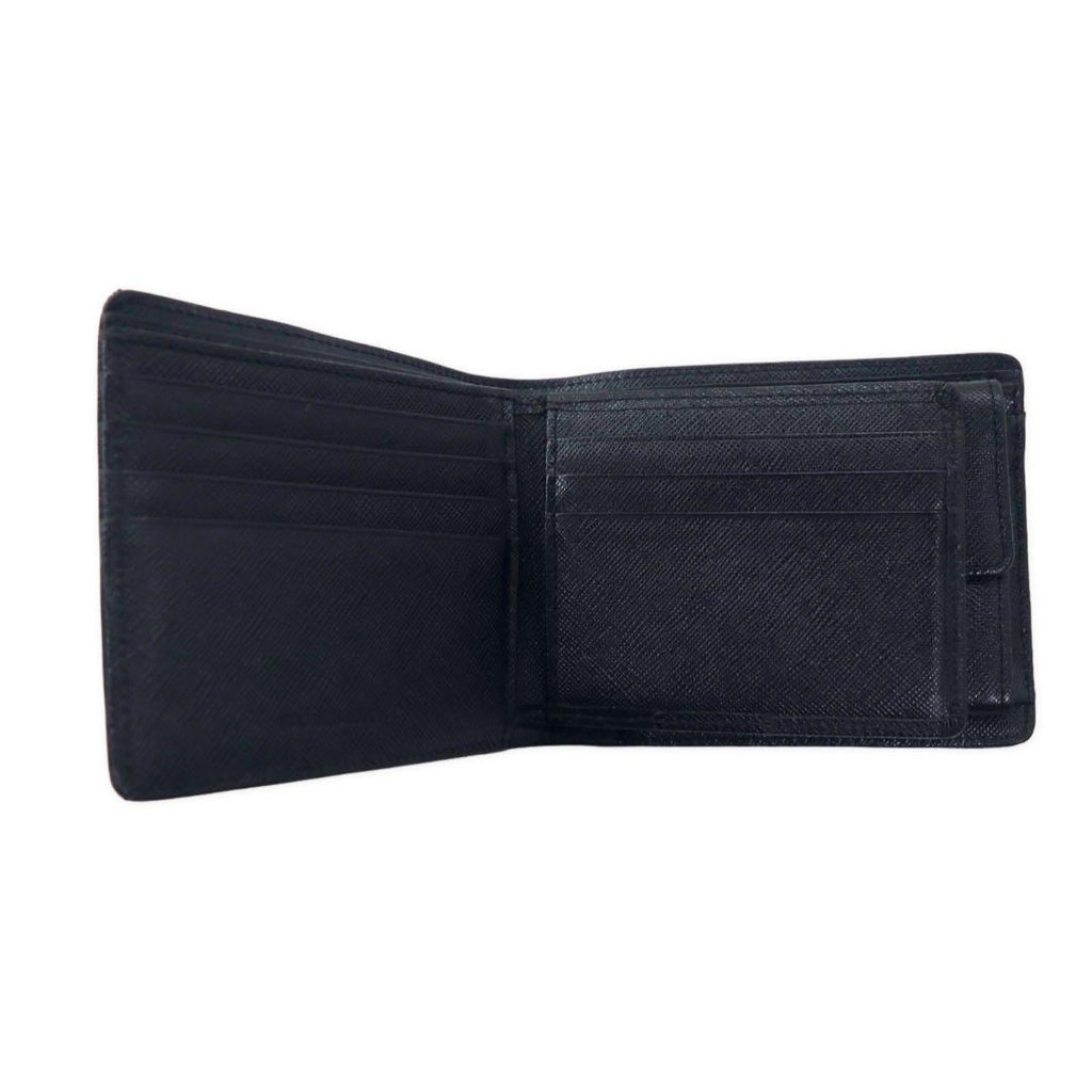 BURBERRY Nova Check Bifold Wallet Compact Wallet Beige Black Nylon Canvas Leather Multiple Storage