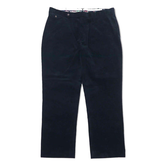 Polo by Ralph Lauren ワイド コーデュロイパンツ 40 ネイビー コットン FINE TAILORING スリランカ製