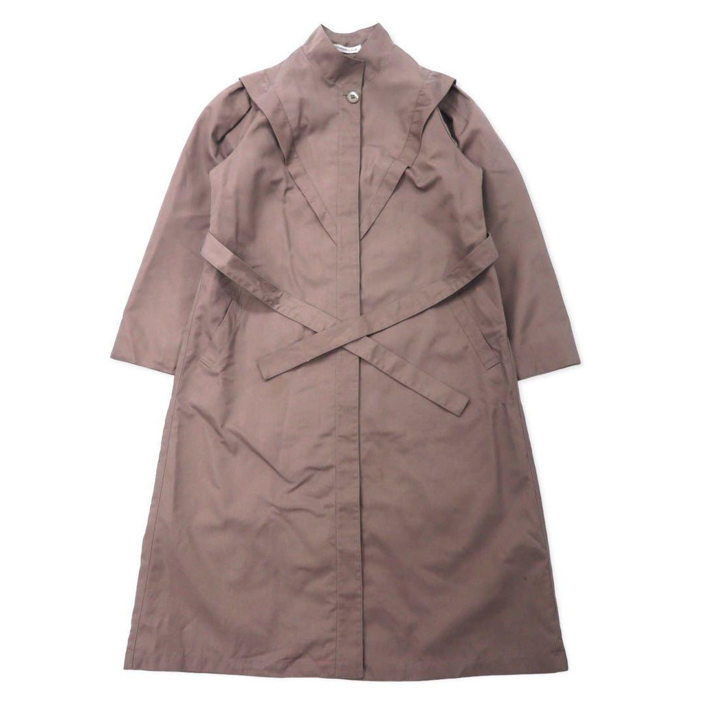 Misty Harbor Made in USA 90's Layered Design Coat 10 Beige Polyester Hiyoku