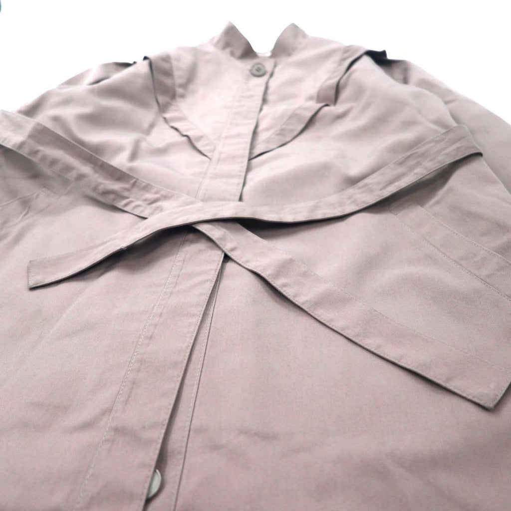 Misty Harbor Made in USA 90's Layered Design Coat 10 Beige Polyester Hiyoku