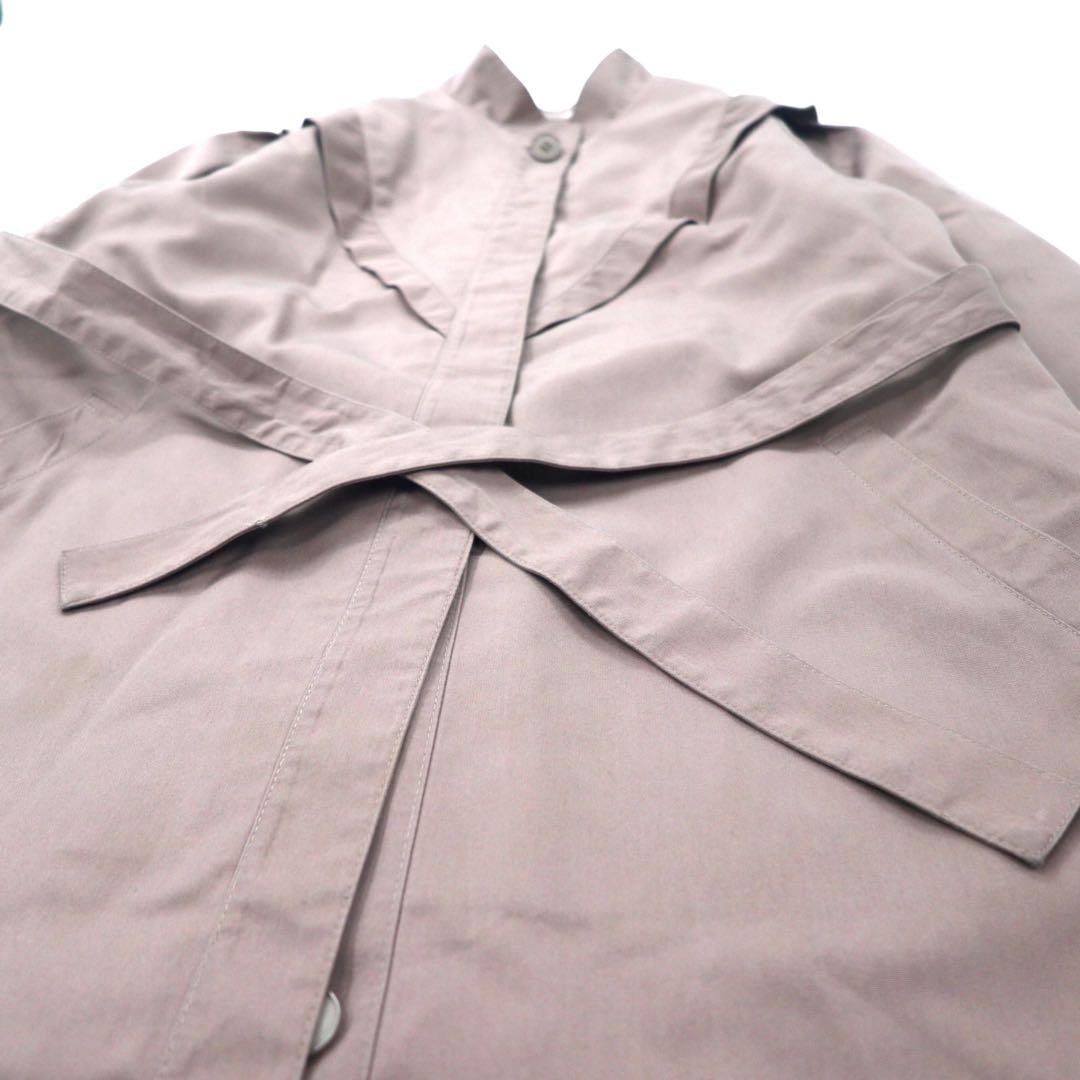 Misty Harbor Made in USA 90's Layered Design Coat 10 Beige Polyester Hiyoku