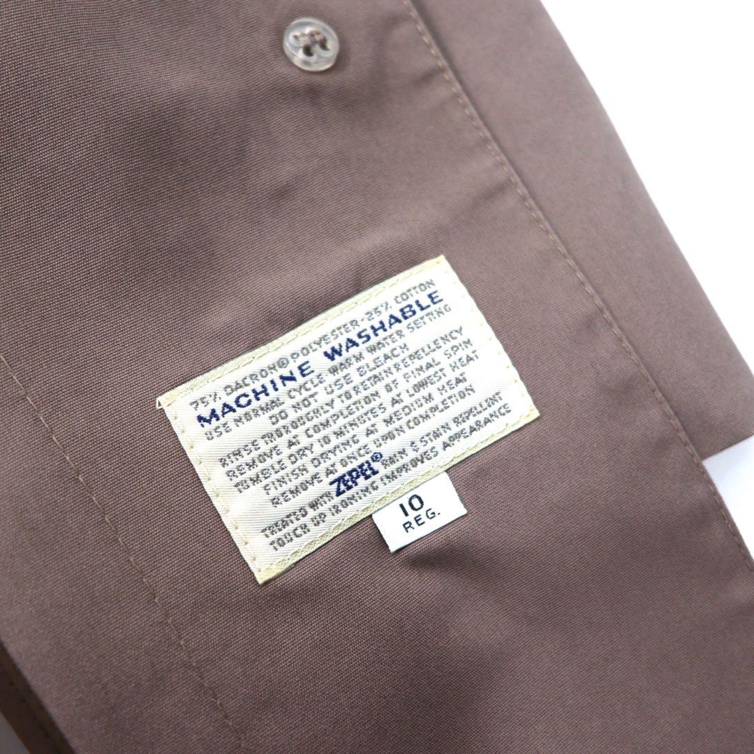 Misty Harbor Made in USA 90's Layered Design Coat 10 Beige Polyester Hiyoku