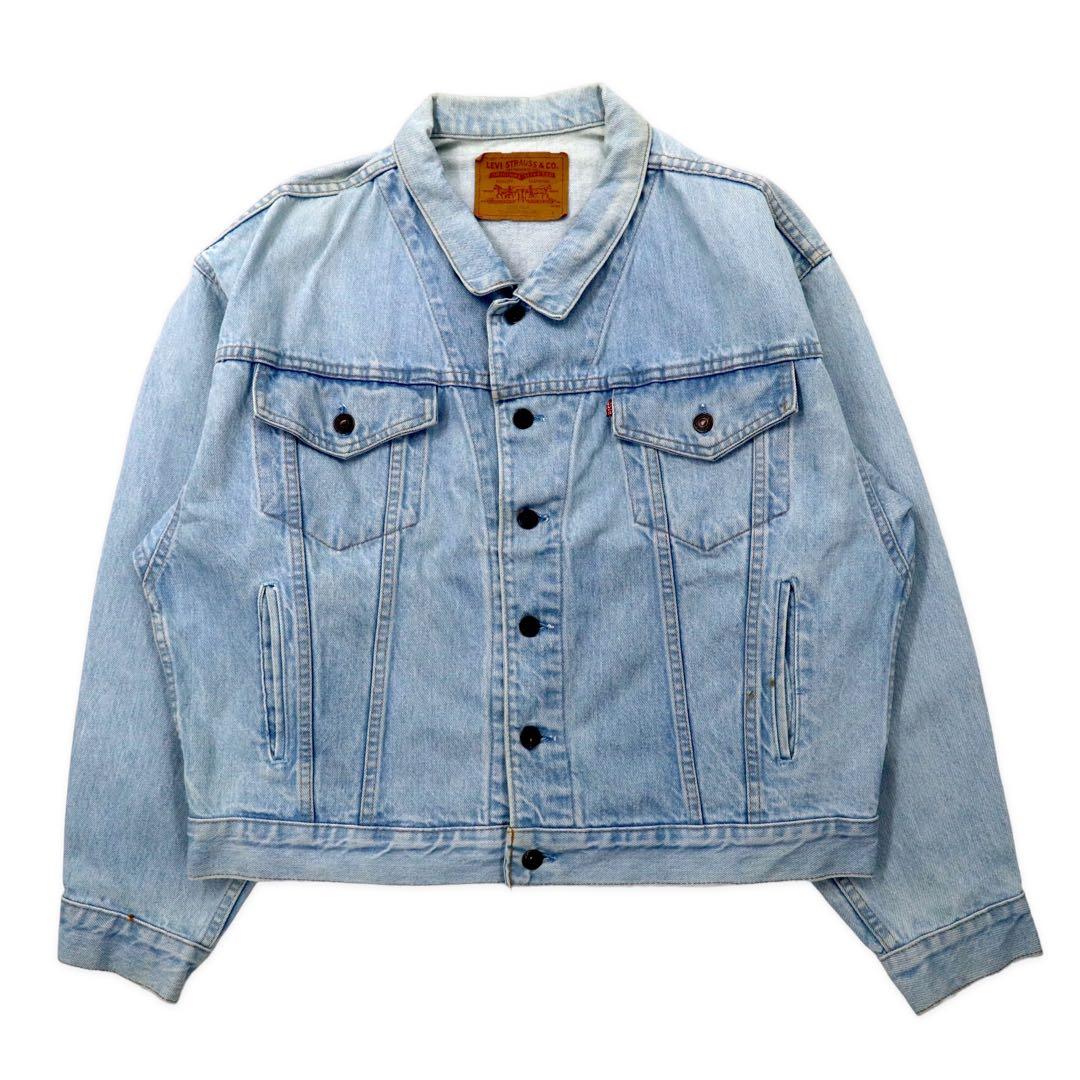 Made in Canada 80's Levi's Denim Jacket G Jean L Blue Ice Wash 75532-0210