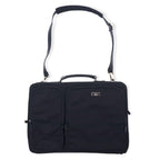 GUCCI 2WAY Briefcase Business Bag Black Nylon Canvas Leather Switch 015 3402 001553 Made in Italy