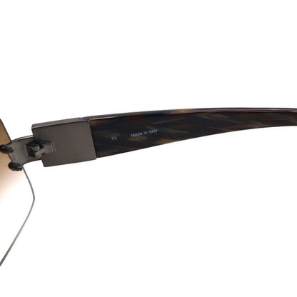 LOEWE リムレス グラデーション サングラス スクエア ブラウン サイドロゴ SLW255 イタリア製