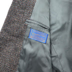 Made in USA 80's PENDLETON 2B Tweed Jacket 40 Gray Wool Leather Elbow Patch