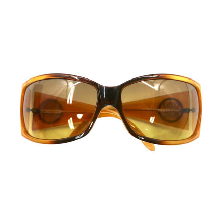 LOEWE サングラス スクエア イエロー モノグラム SLW582 イタリア製