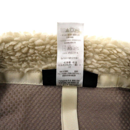 Patagonia レトロX フリースジャケット M クリーム ポリエステル 23071FA11